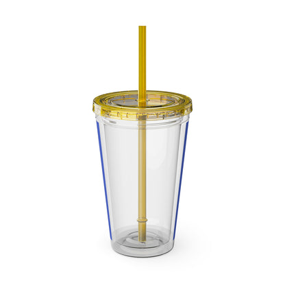 Sunsplash Tumbler with Straw, 16oz