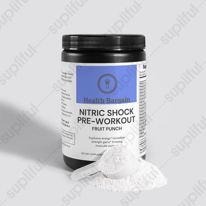 Nitric Shock Pre-Workout Powder (Fruit Punch)