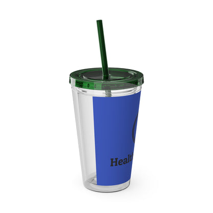 Sunsplash Tumbler with Straw, 16oz