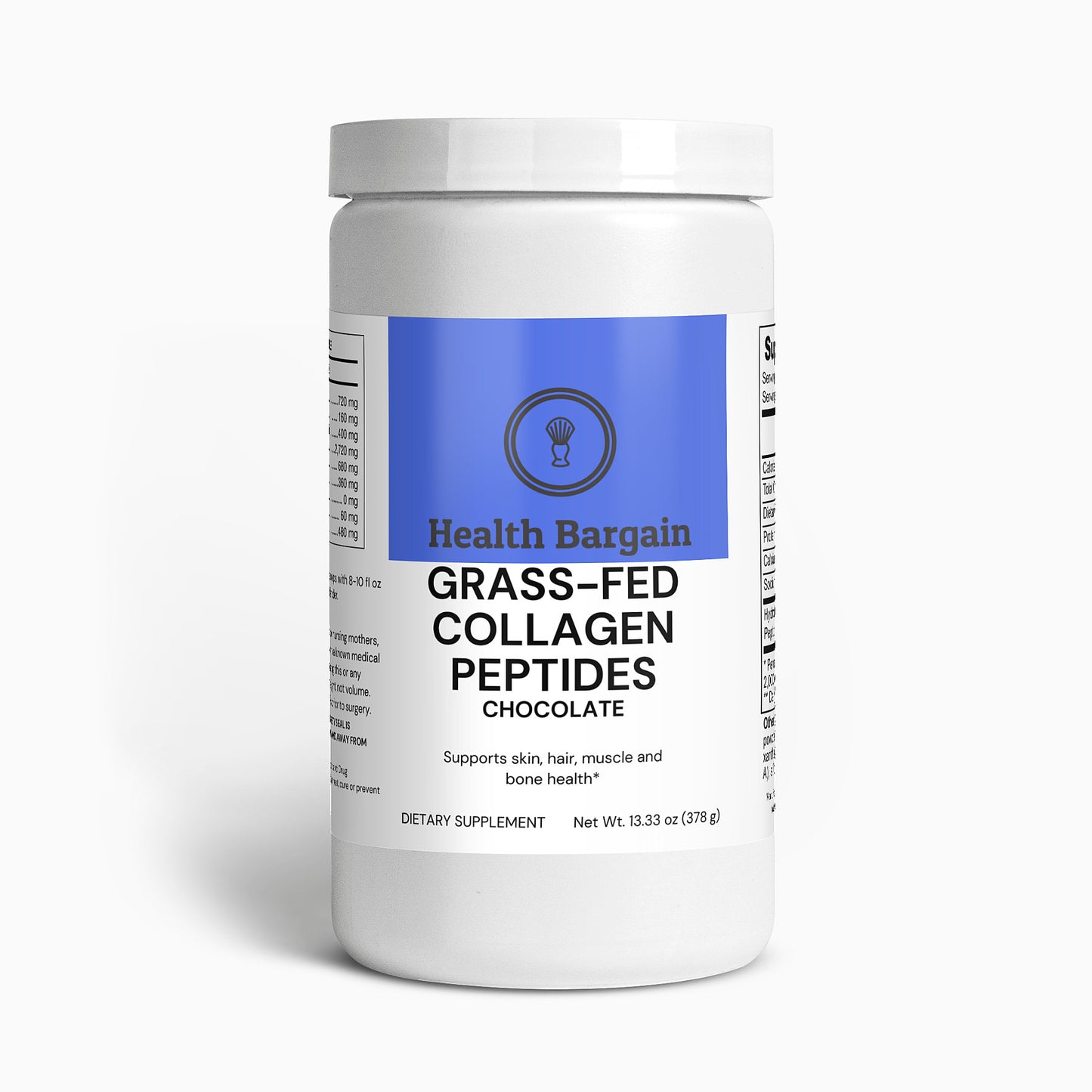 Grass-Fed Collagen Peptides Powder (Chocolate)