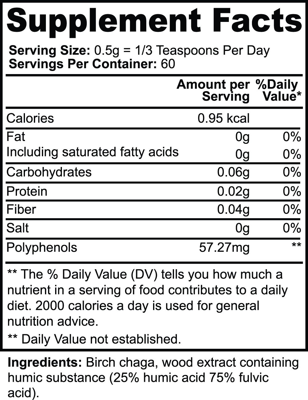 Birch Chaga Microbiome Wellness Powder